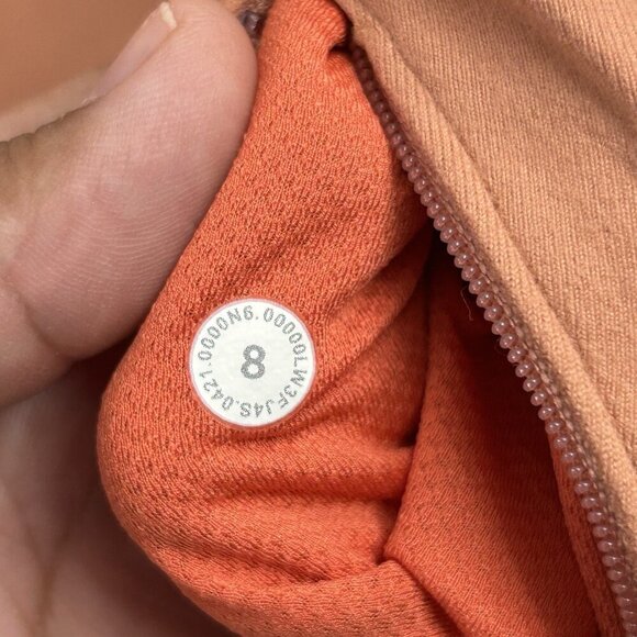 Lululemon Sweatshirt Womens 8 Ready To Rulu Pullover Funnel Neck Pink Savannah - Picture 7 of 12